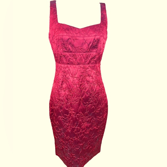 ELIE TAHARI Femi Brocade Sheath Dress - Picture 3 of 16